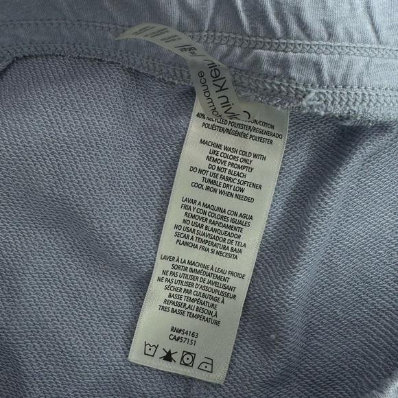 Calvin Klein Performance Women’s Shorts Color: Polar (light blue) - Picture 8 of 10